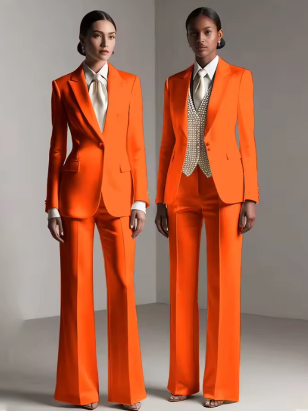 Brisbane Suit Set - Orange - Size 8 - Ships in 48 hours